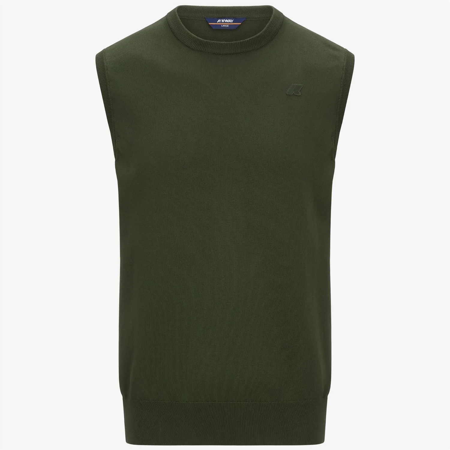 K-Way Jeano Cotton PS vestă Green Africa bumbac