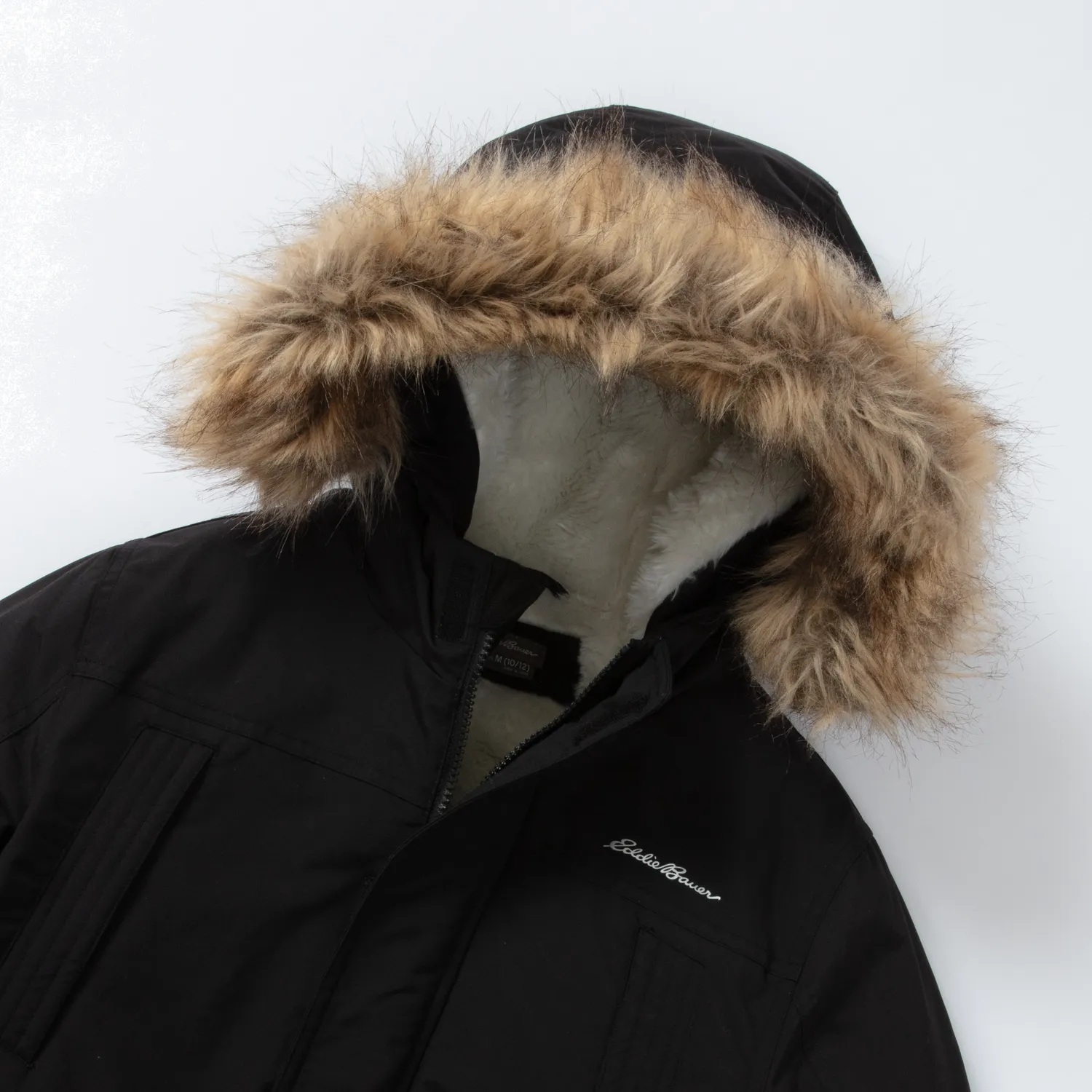 Eddie Bauer Superior Down parka baieti bleumarin calduros