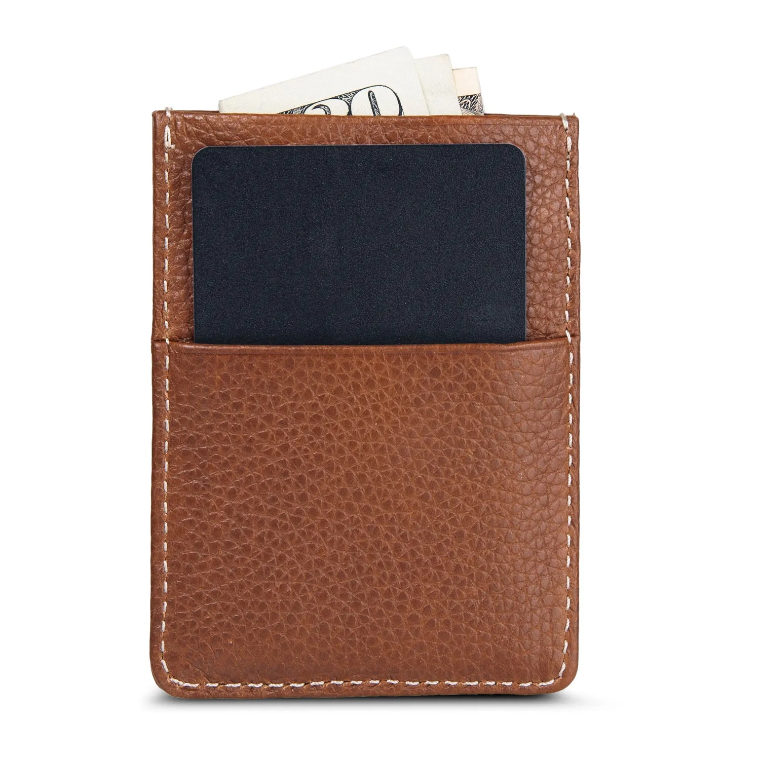 Eddie Bauer Signature portcard piele Tan magnetic
