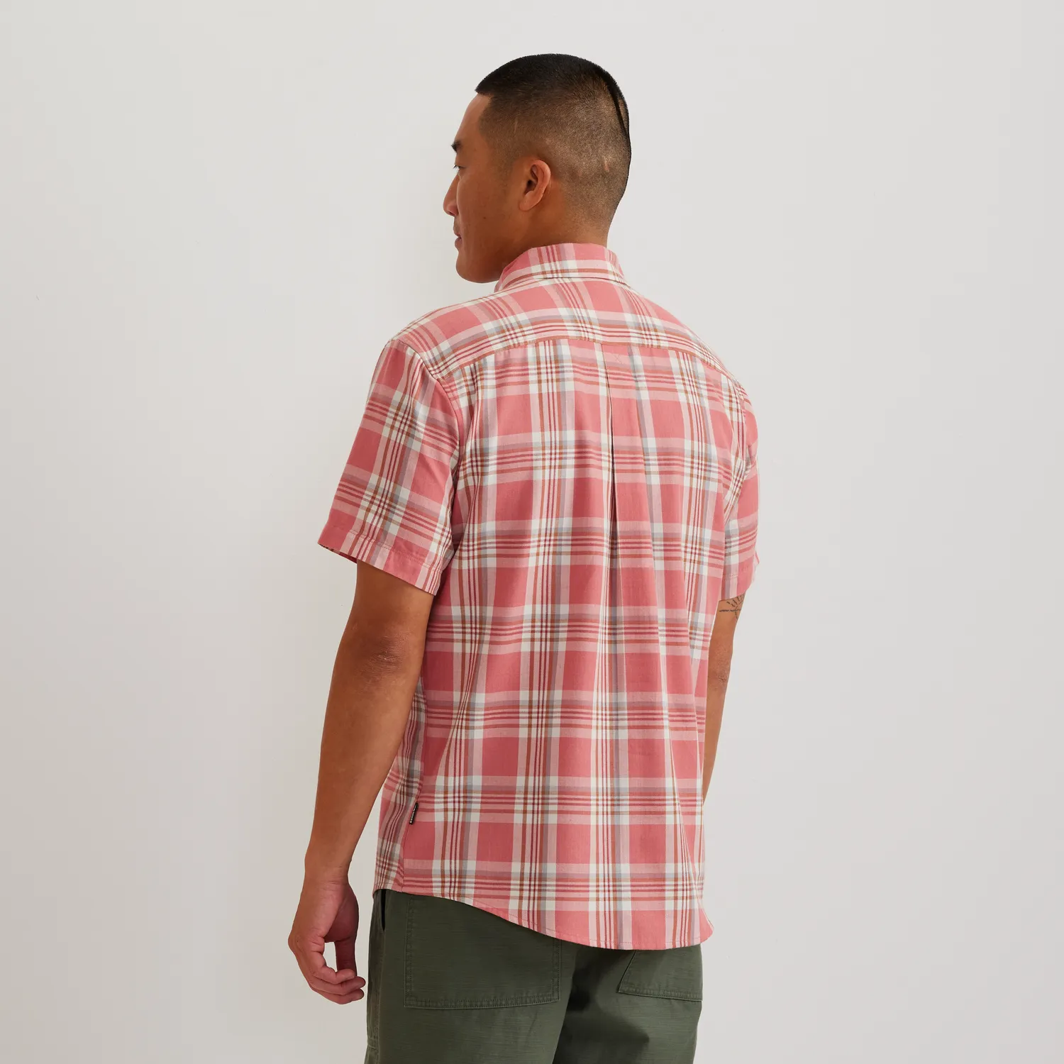 Eddie Bauer Tidelands cămașă bărbați Blue Fog bumbac