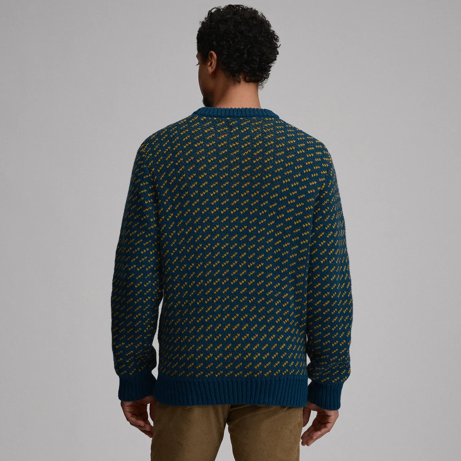 Eddie Bauer Birdseye Crew pulover barbati Navy