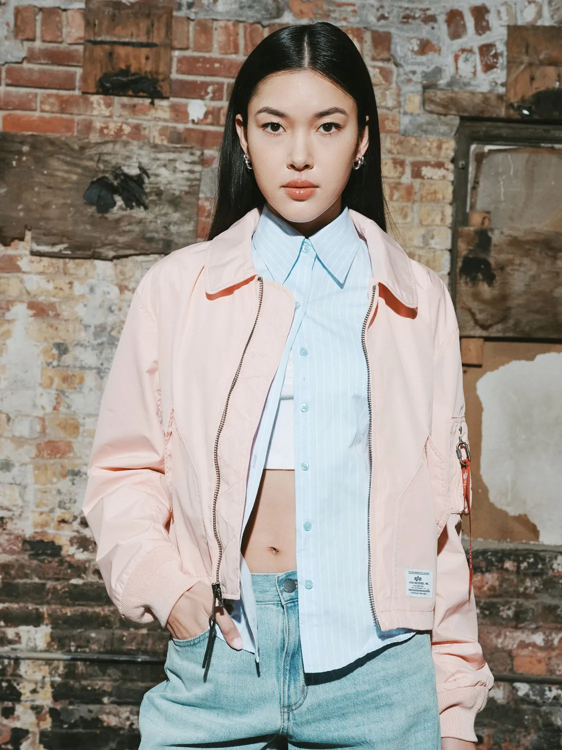 Alpha Industries CWU 36/P geaca bomber gri dama