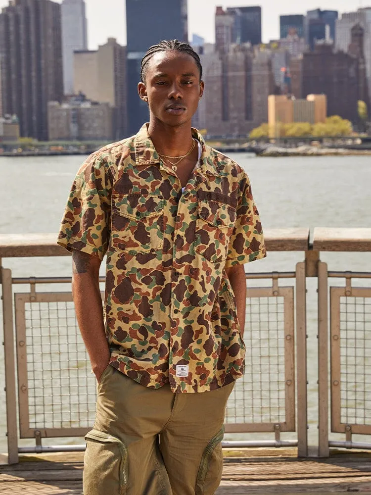 Alpha Industries Fatigue camasa-jacheta camuflaj bumbac