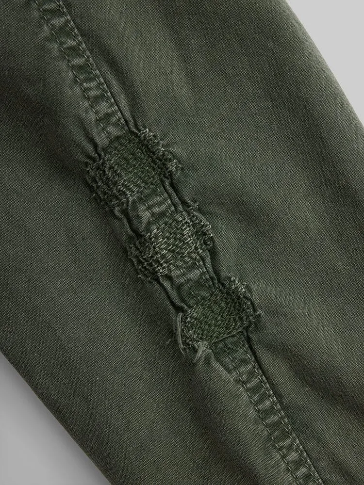 Alpha Industries L-2B Rip and Repair bomber OG-107 green