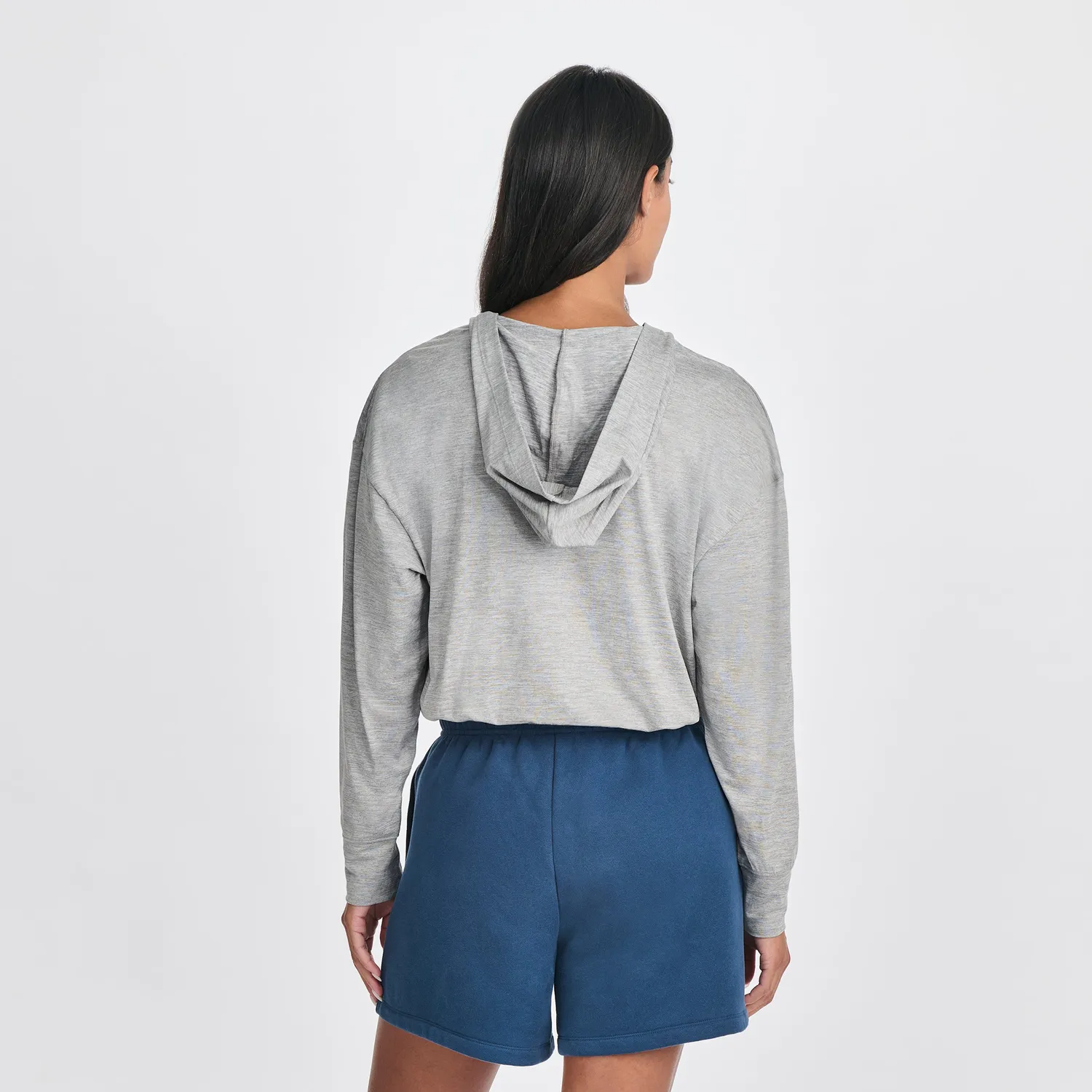 Eddie Bauer Sightseer hanorac dama cropped cu fermoar