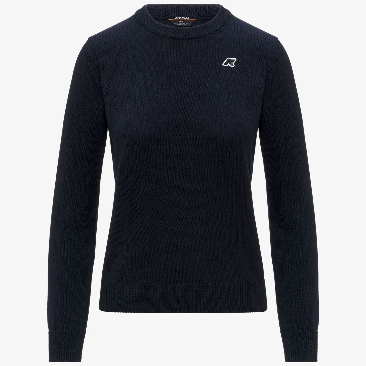 K-Way Abbis Mix Cotton Golf Pulover Albastru Bumbac