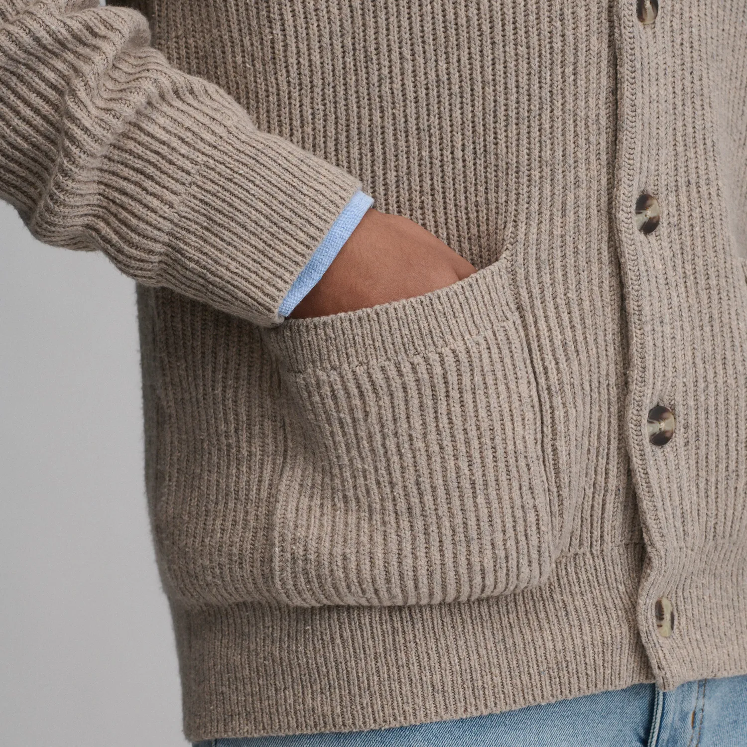Eddie Bauer Fletcher Bay cardigan bărbați Deep Olive gros