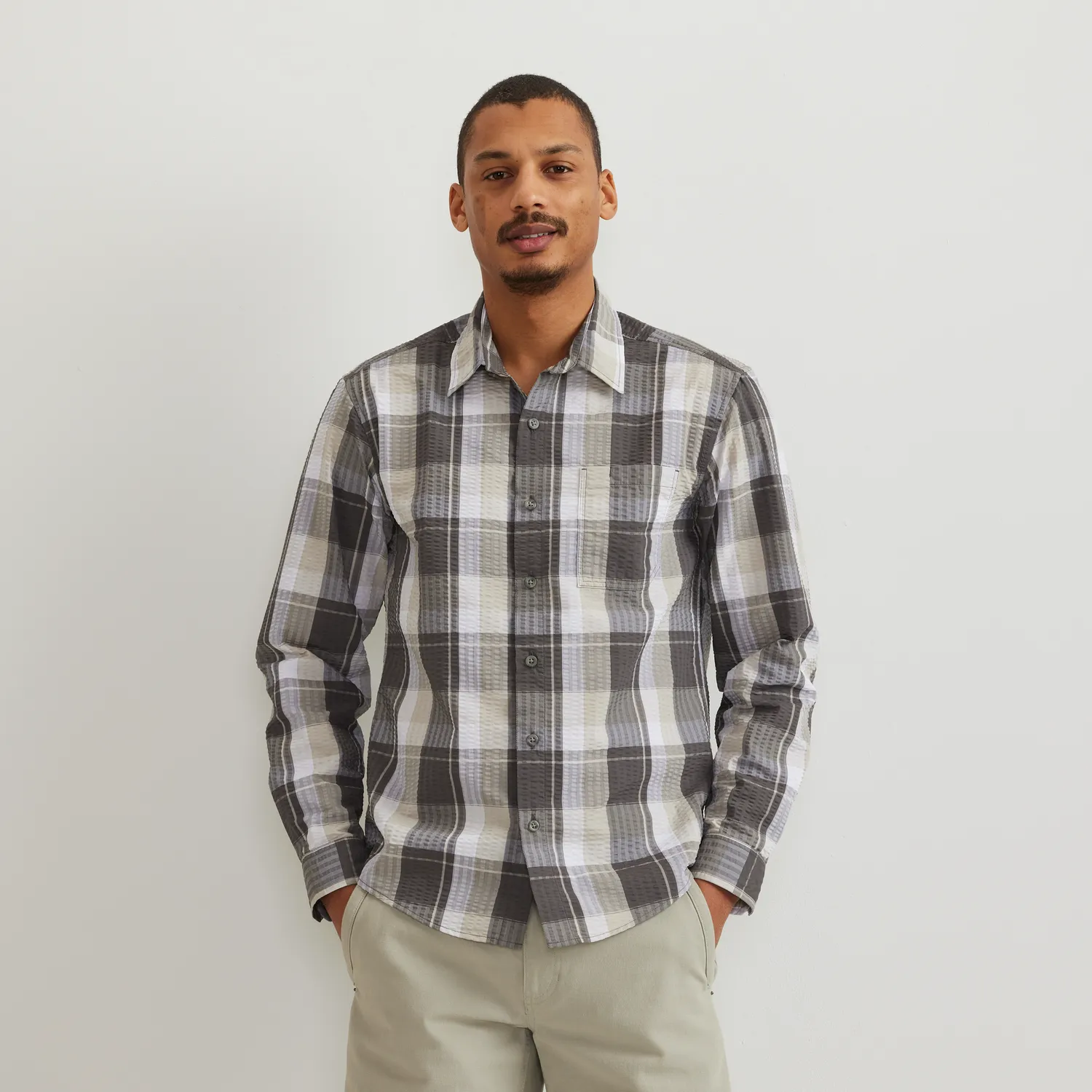Eddie Bauer Pack It 3.0 cămașă bărbați seabreeze UPF 50+