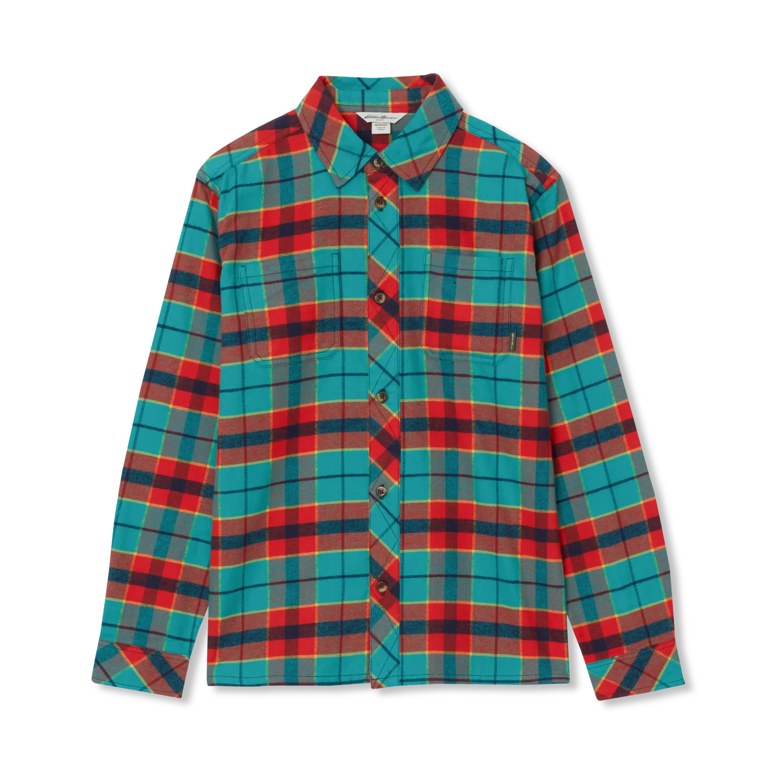 Eddie Bauer Favorite Flannel camasa baieti Peacoat din flanel