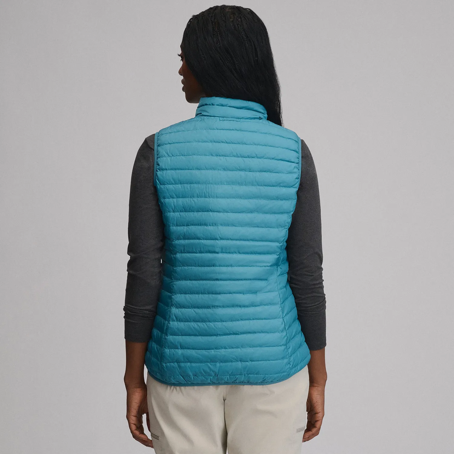 Eddie Bauer Microlight Down vesta puf Azure usoara