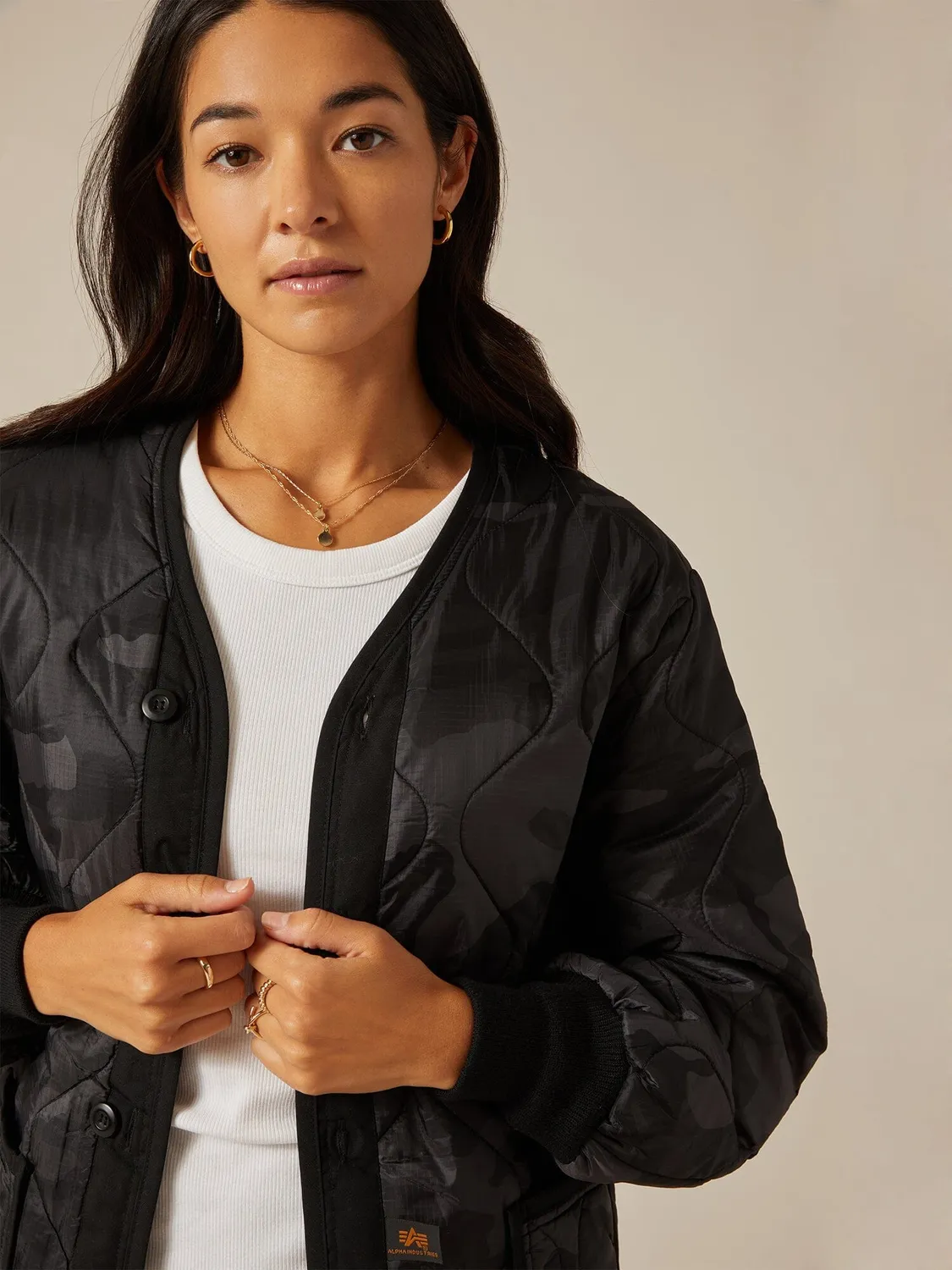 Alpha Industries ALS/92 liner geaca matlasata camuflaj unisex