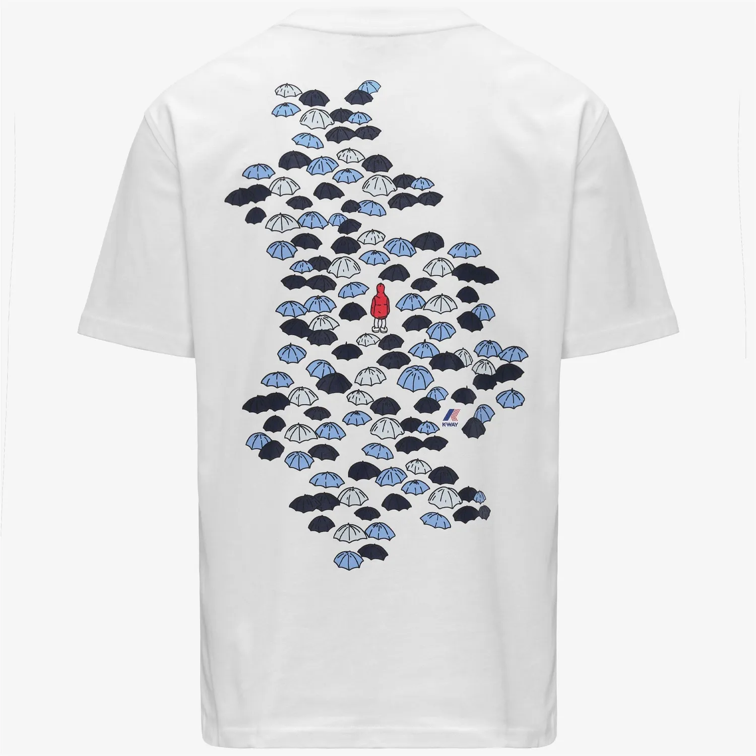 K-Way Solo Iconic Back tricou alb barbati bumbac