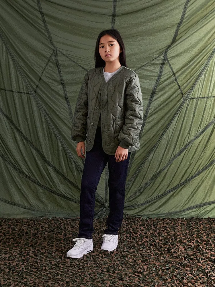 Alpha Industries ALS/92 Liner geaca copii oliv matlasata