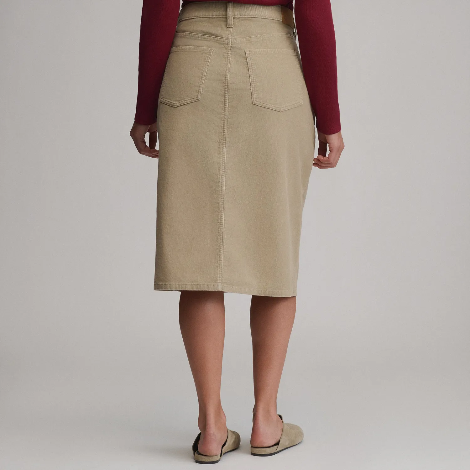 Eddie Bauer Cord fusta catifea Light Khaki