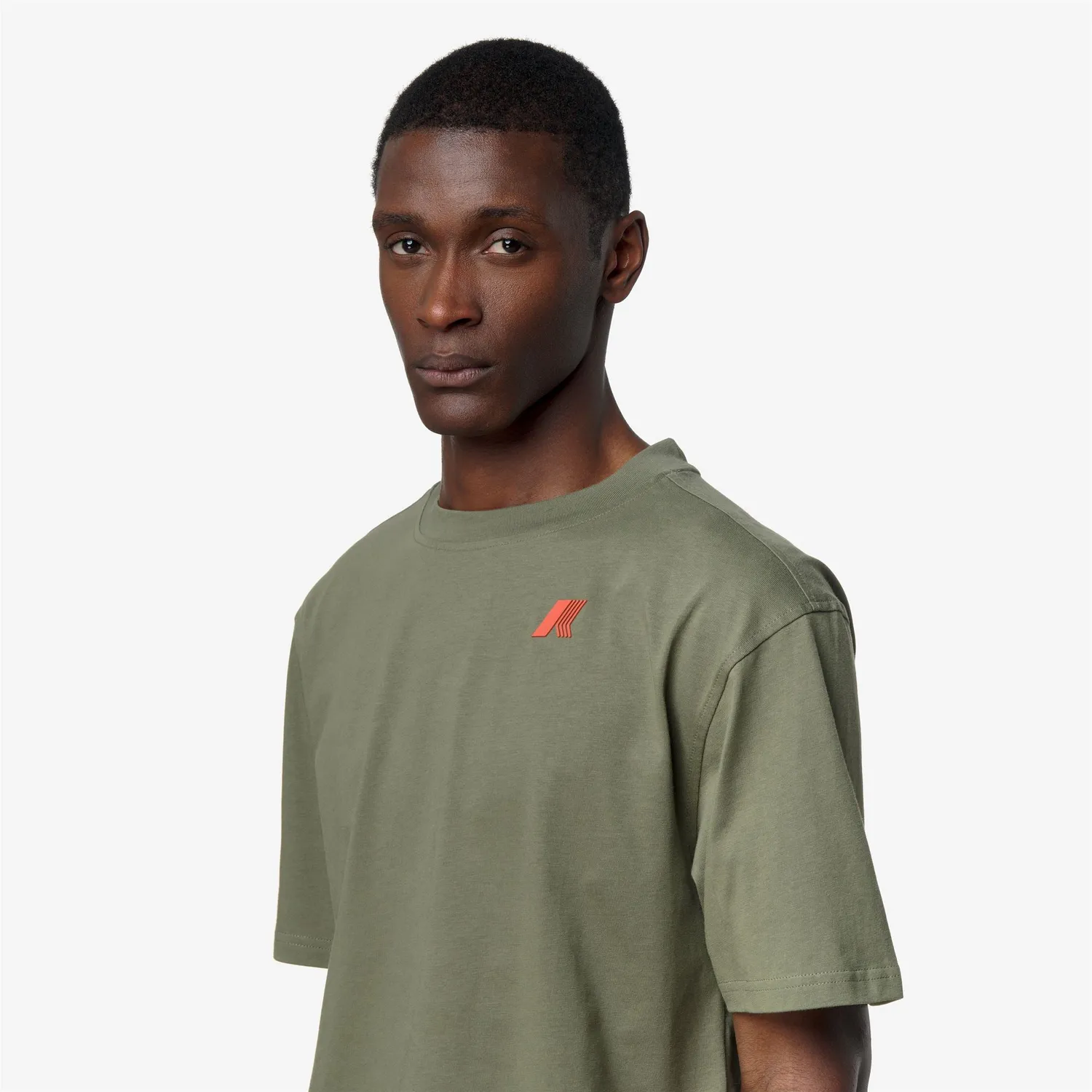 K-Way Solo K71356W tricou barbati verde bumbac