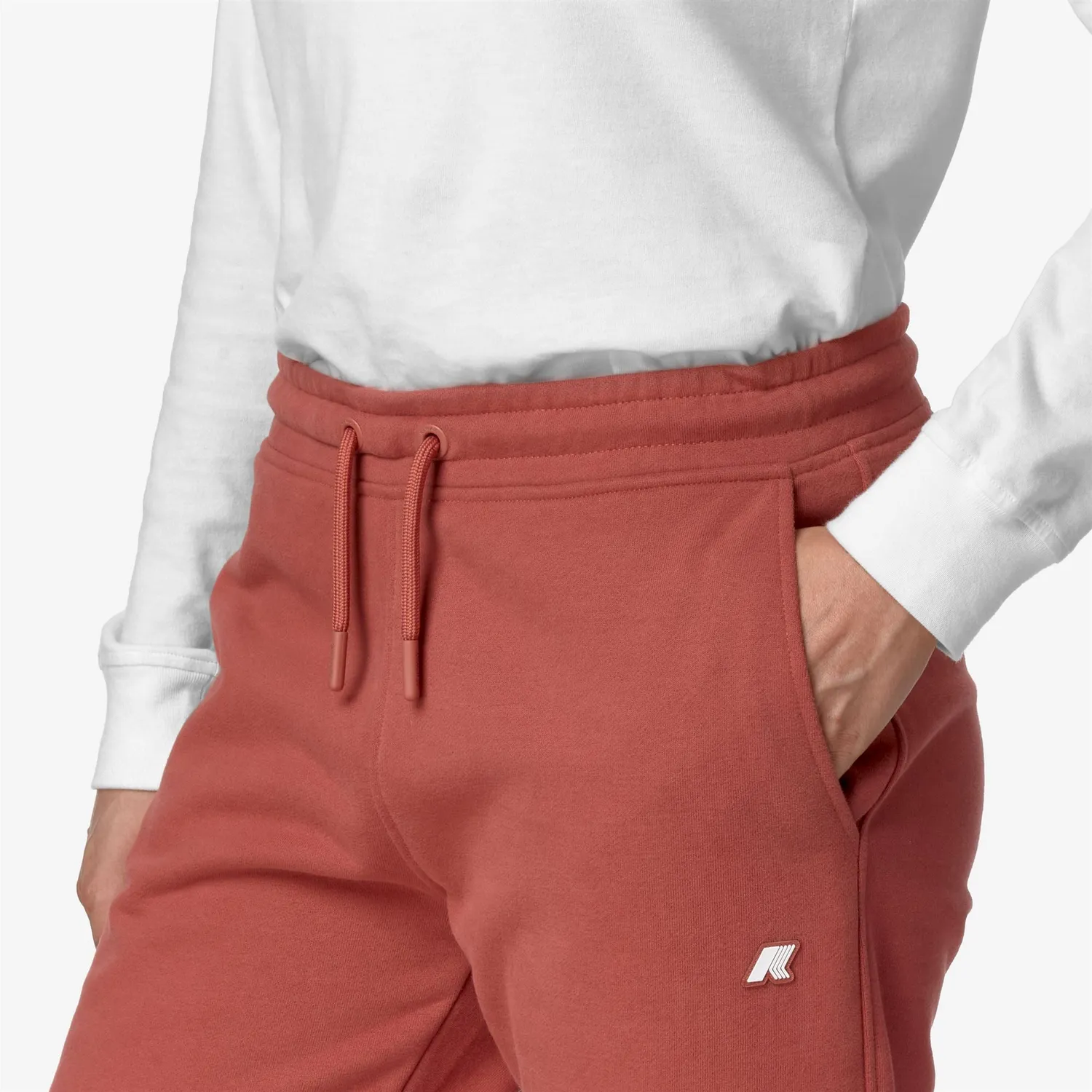 K-Way Ginevrette pantaloni fleece damă roz cedar