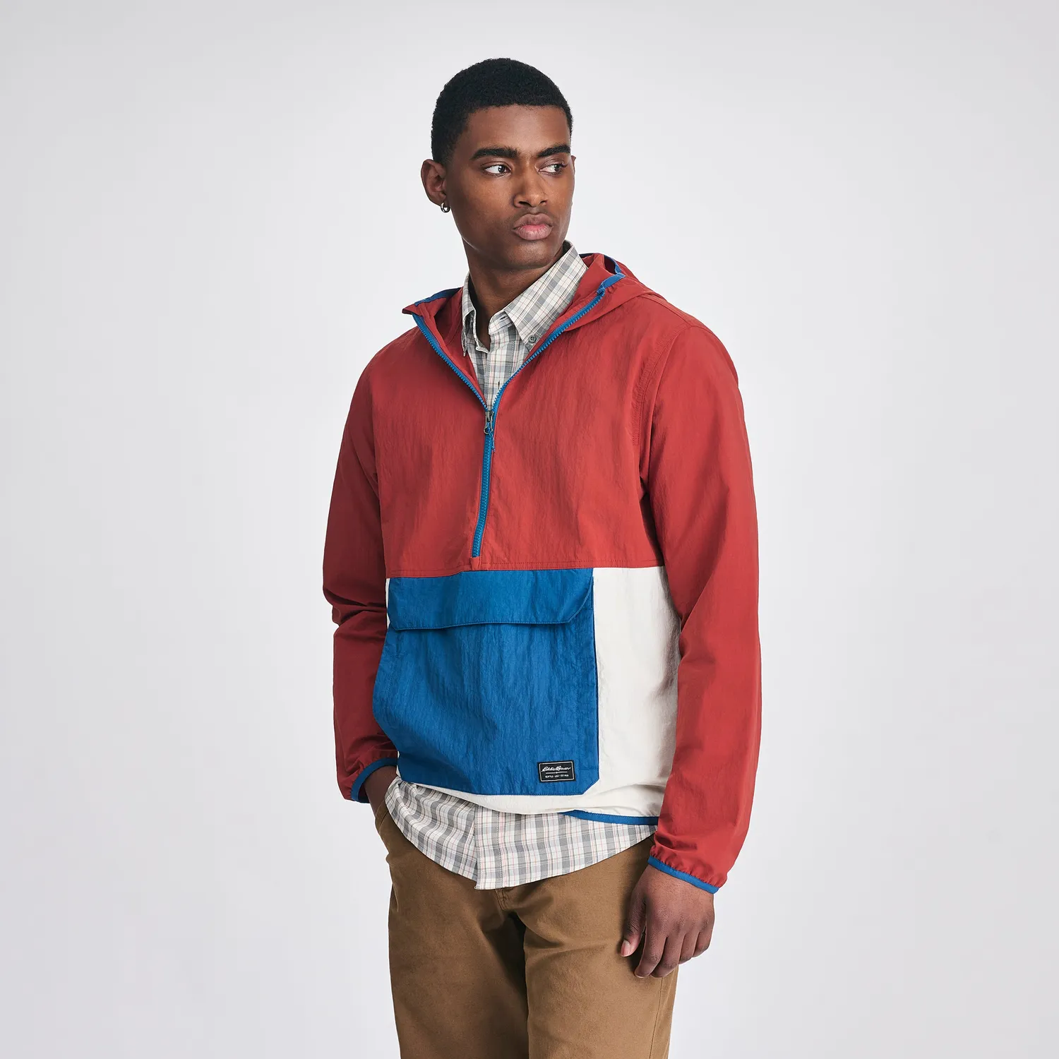 Eddie Bauer Zephyr anorac vânt verde respirabil ușor
