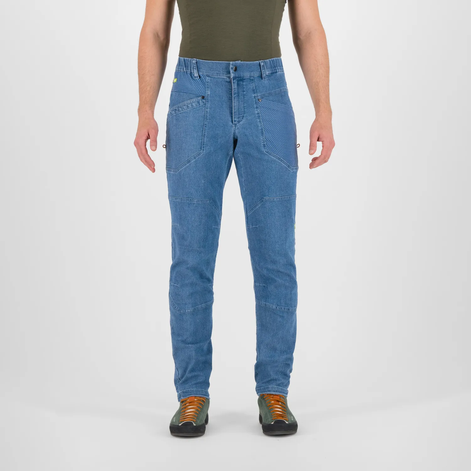 Karpos Larice Jeans blugi elastici cu snur