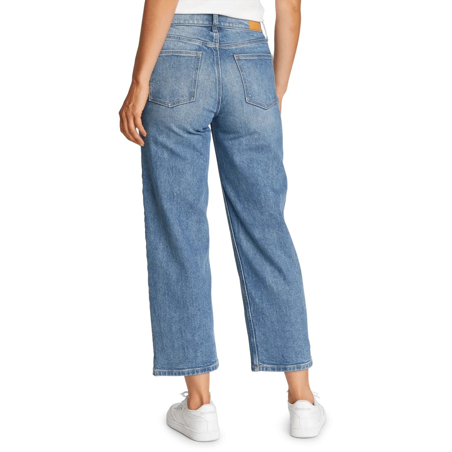 Eddie Bauer Authentic Everyday blugi dama Indigo Blue cropped