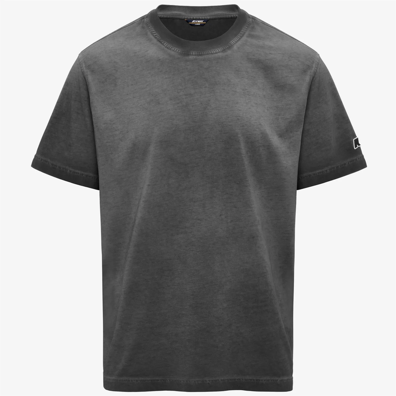 K-Way Leo LF tricou barbati negru bumbac gros