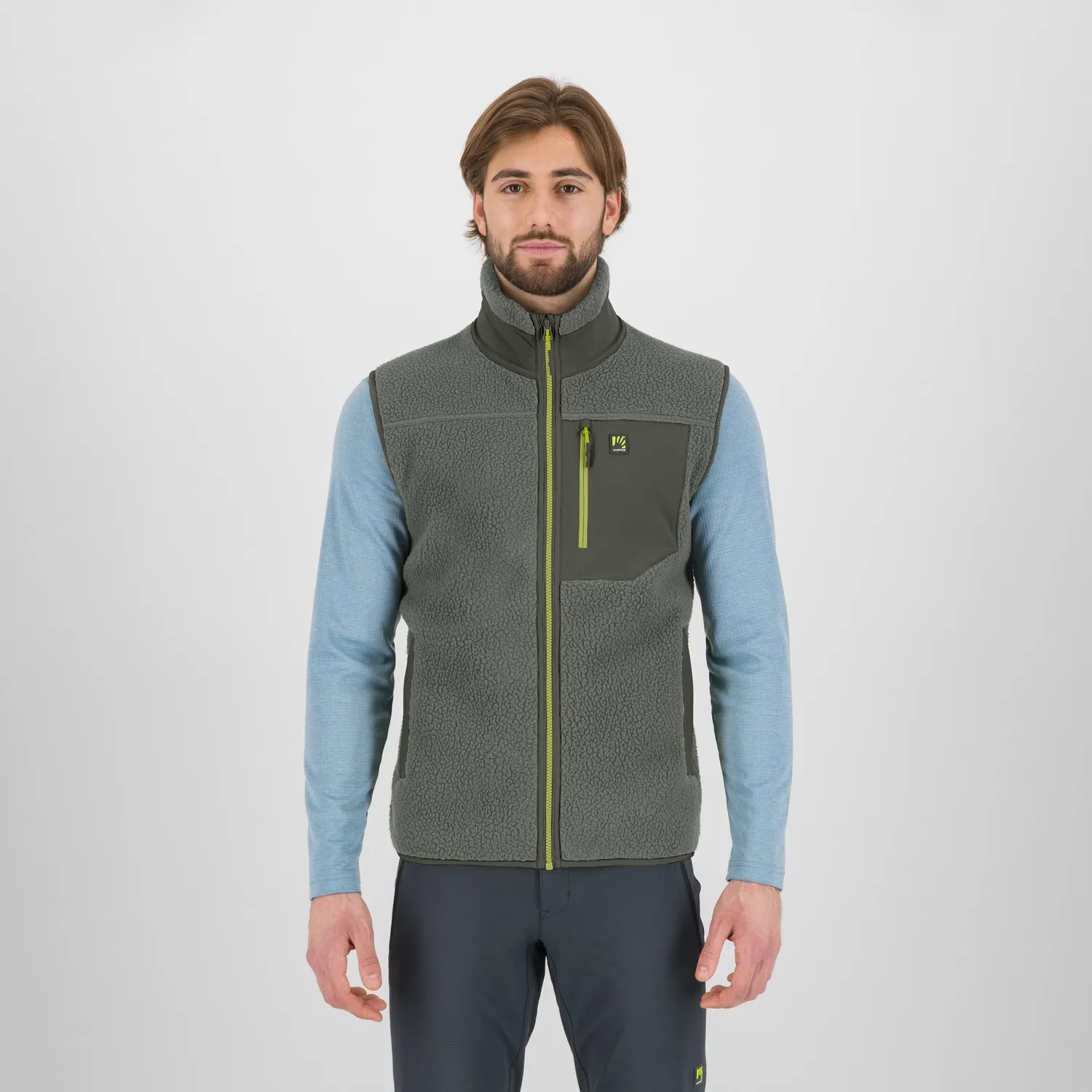 Karpos Moiazza Retrò vestă fleece cu fermoar