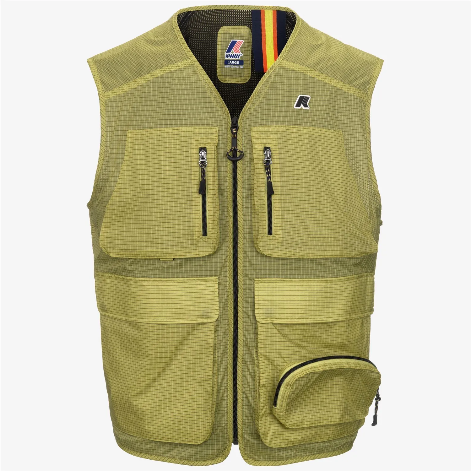 K-Way Allos vesta unisex verde impermeabila ripstop