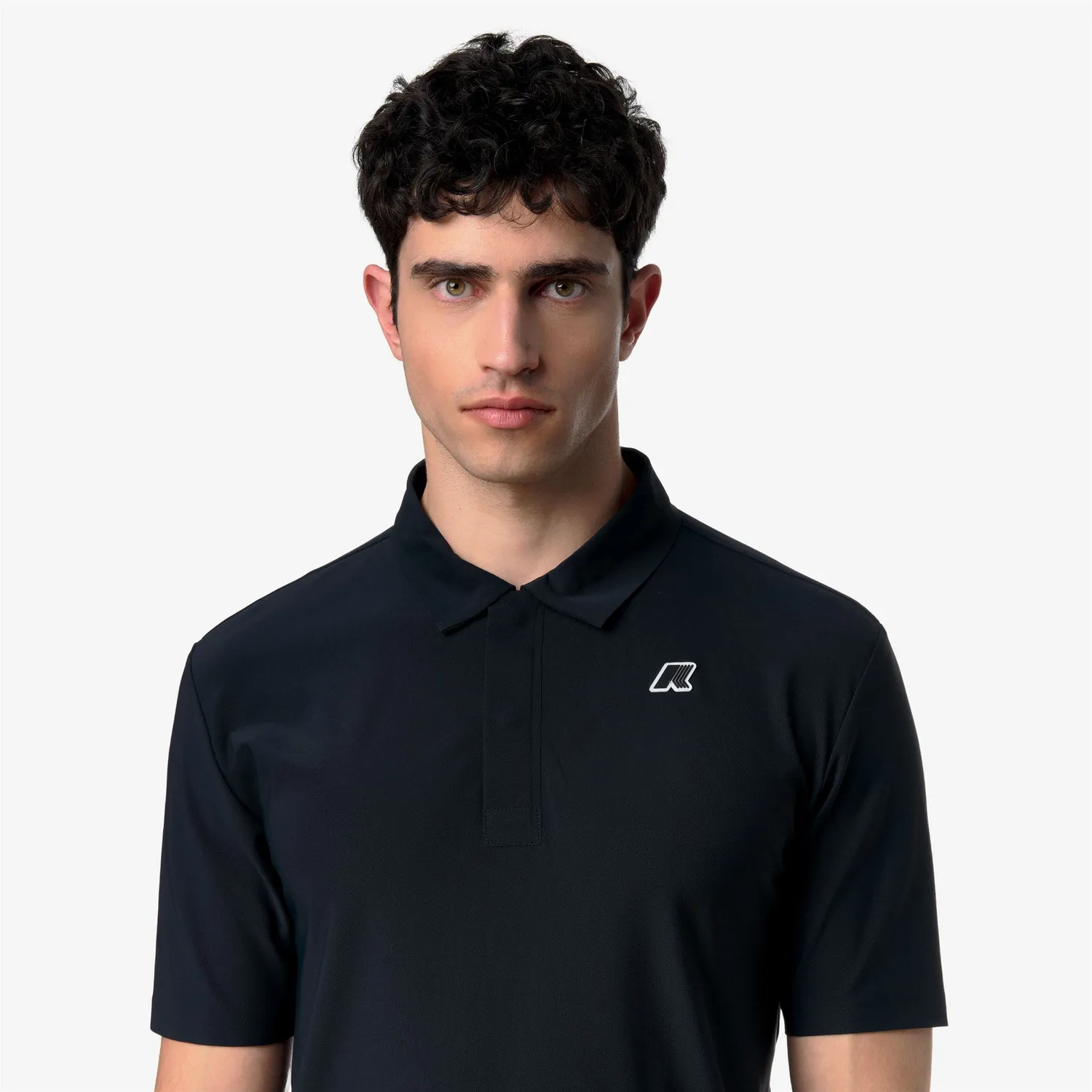 K-Way Swing Golf tricou polo albastru elastic