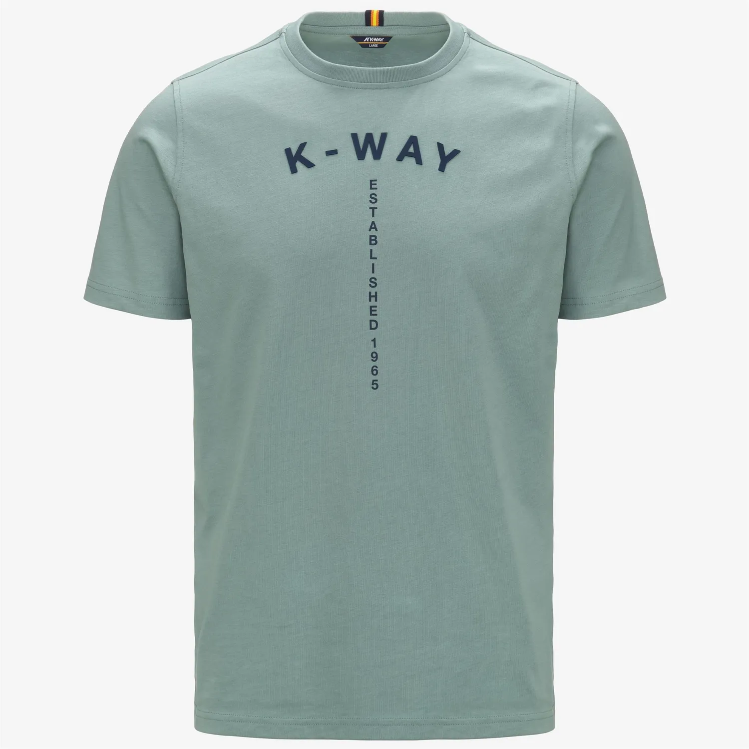 K-Way Odom Typo Est. tricou verde bumbac