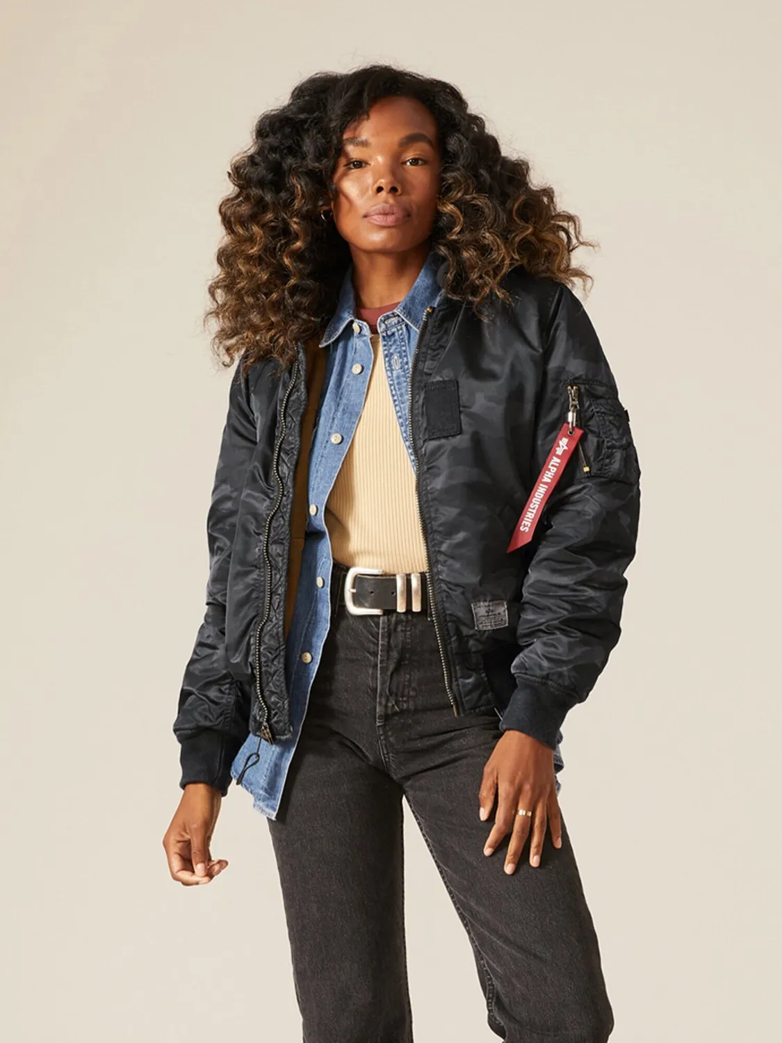 Alpha Industries MA-1 Hooded geacă camuflaj cu glugă