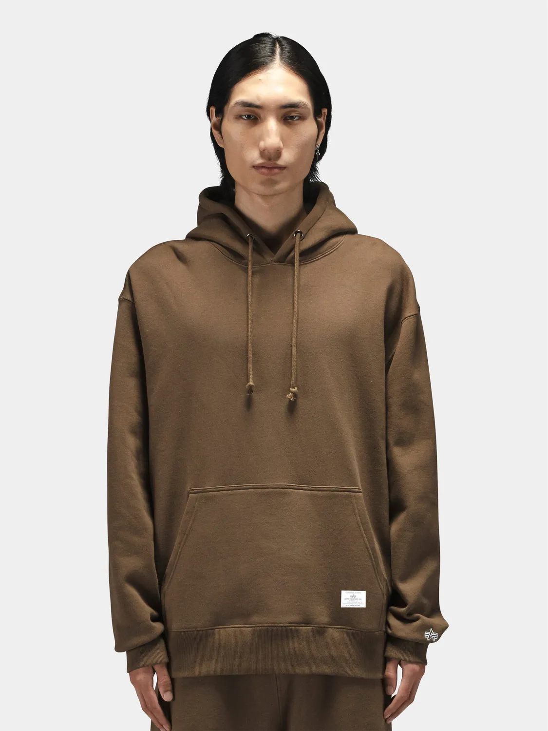 Alpha Industries Essential hanorac espresso bumbac-poliester