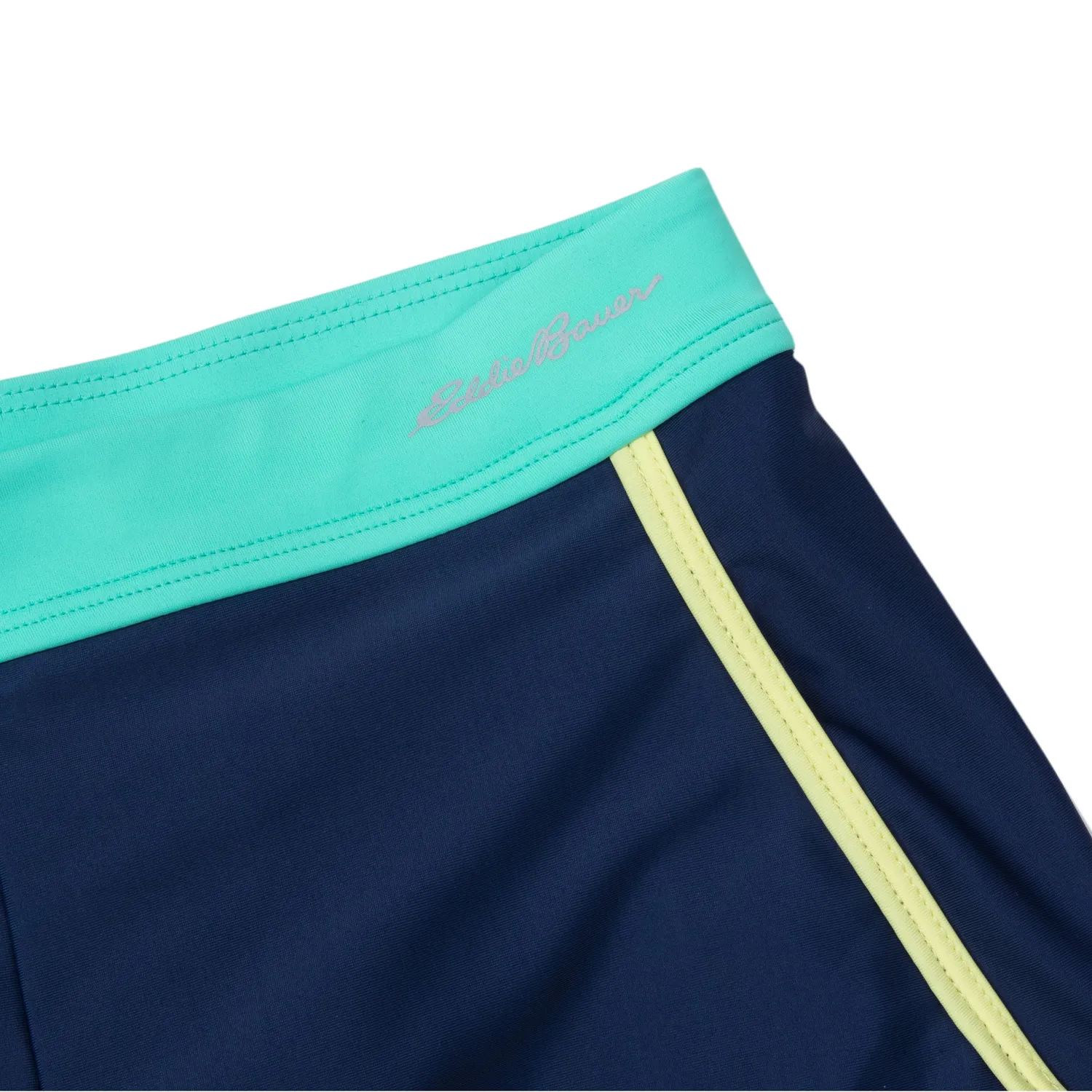 Eddie Bauer Sea Spray costum baie fete Aquamarine maneca lunga