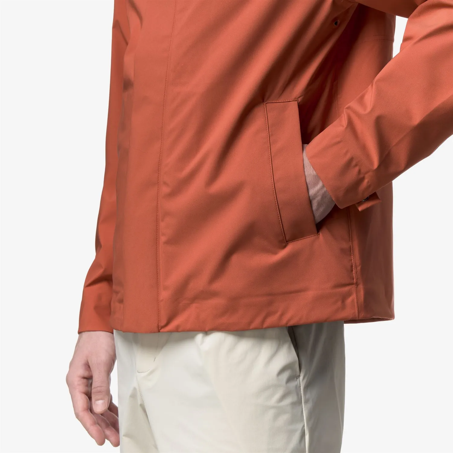 K-Way Jacko Stretch 2L geaca portocalie impermeabila