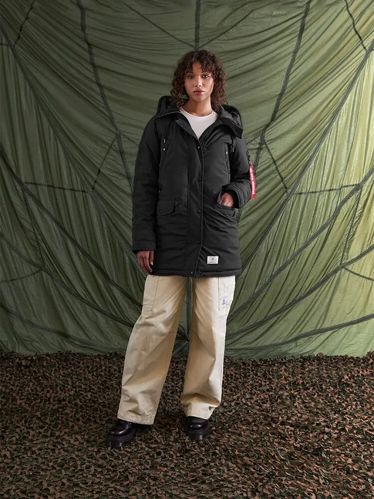 Alpha Industries N-3B Altitude parka dama neagra calduroasa