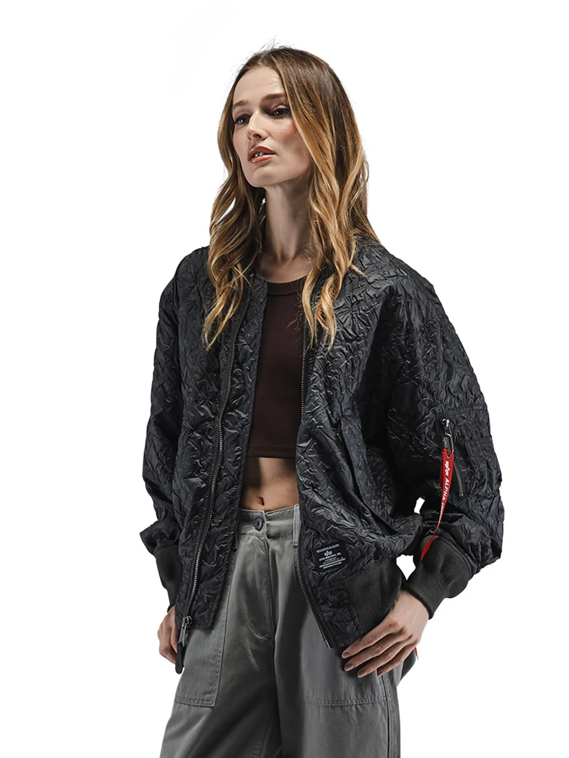 Alpha Industries L-2B Bubble Flight Jacket W geaca charcoal
