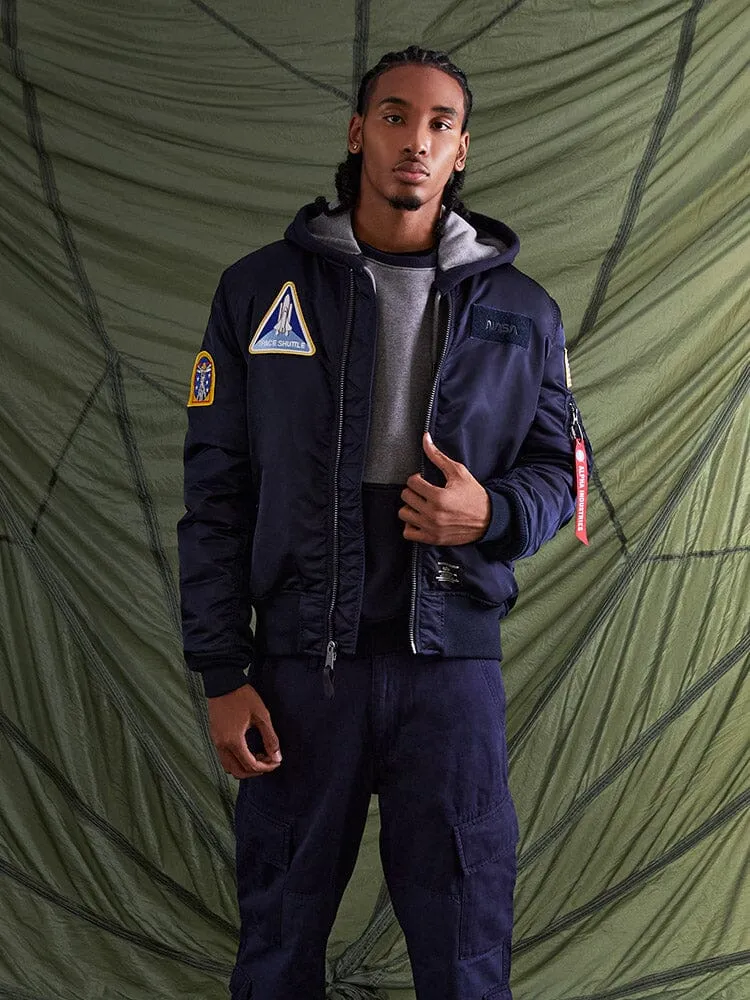 Alpha Industries NASA MA-1 Gen II geacă bomber Replica Blue
