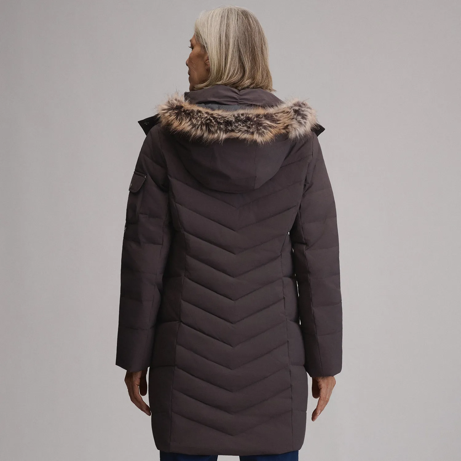 Eddie Bauer Sun Valley parka puf neagra