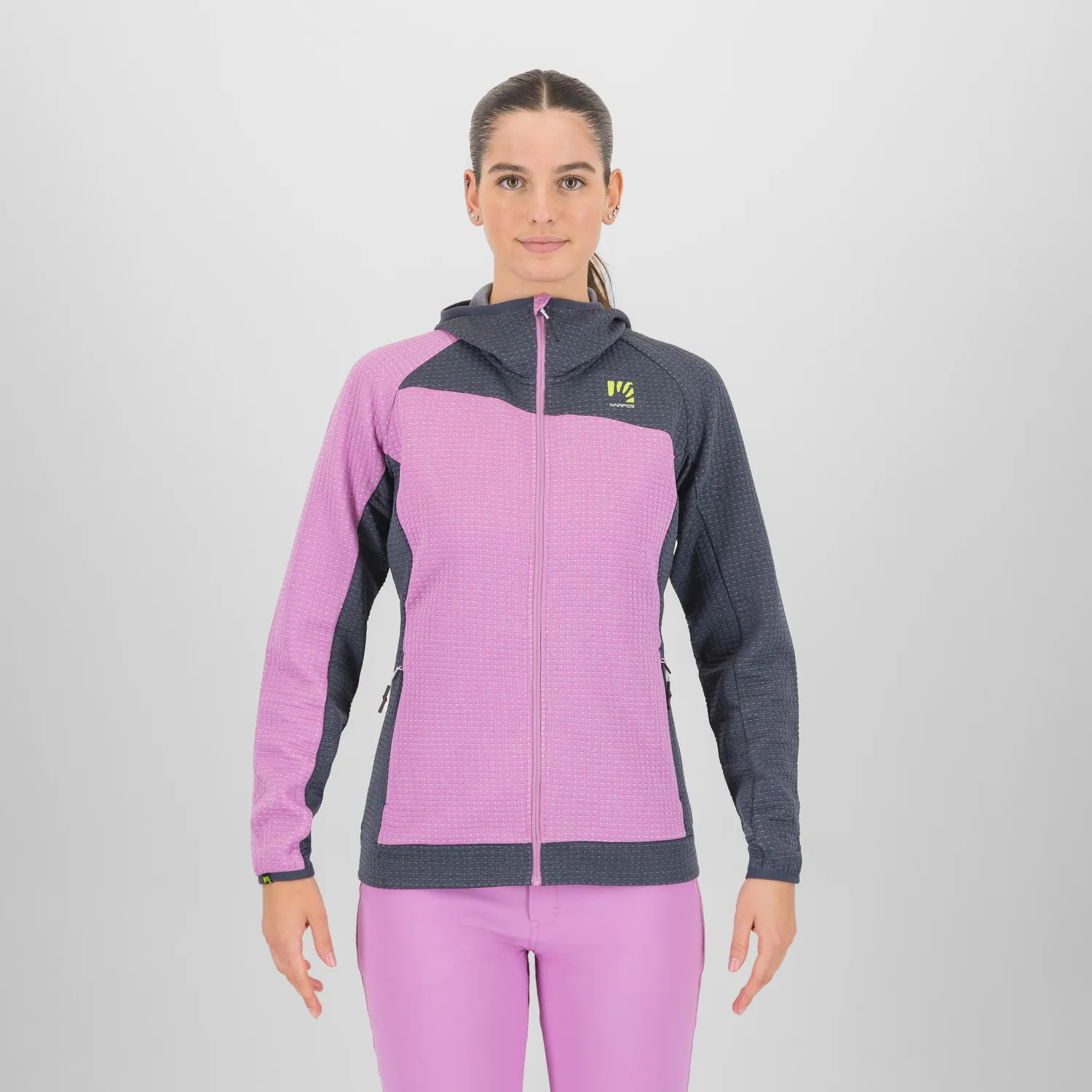 Karpos Averau W Full-Zip Hoodie fleece dama cu gluga