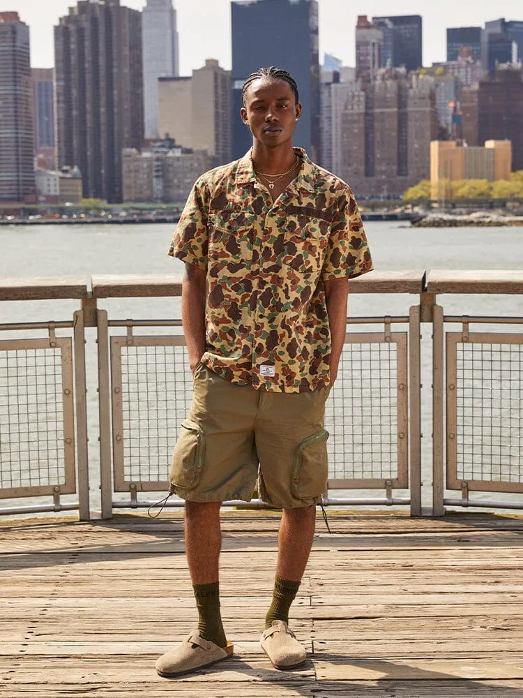 Alpha Industries Fatigue camasa-jacheta camuflaj bumbac