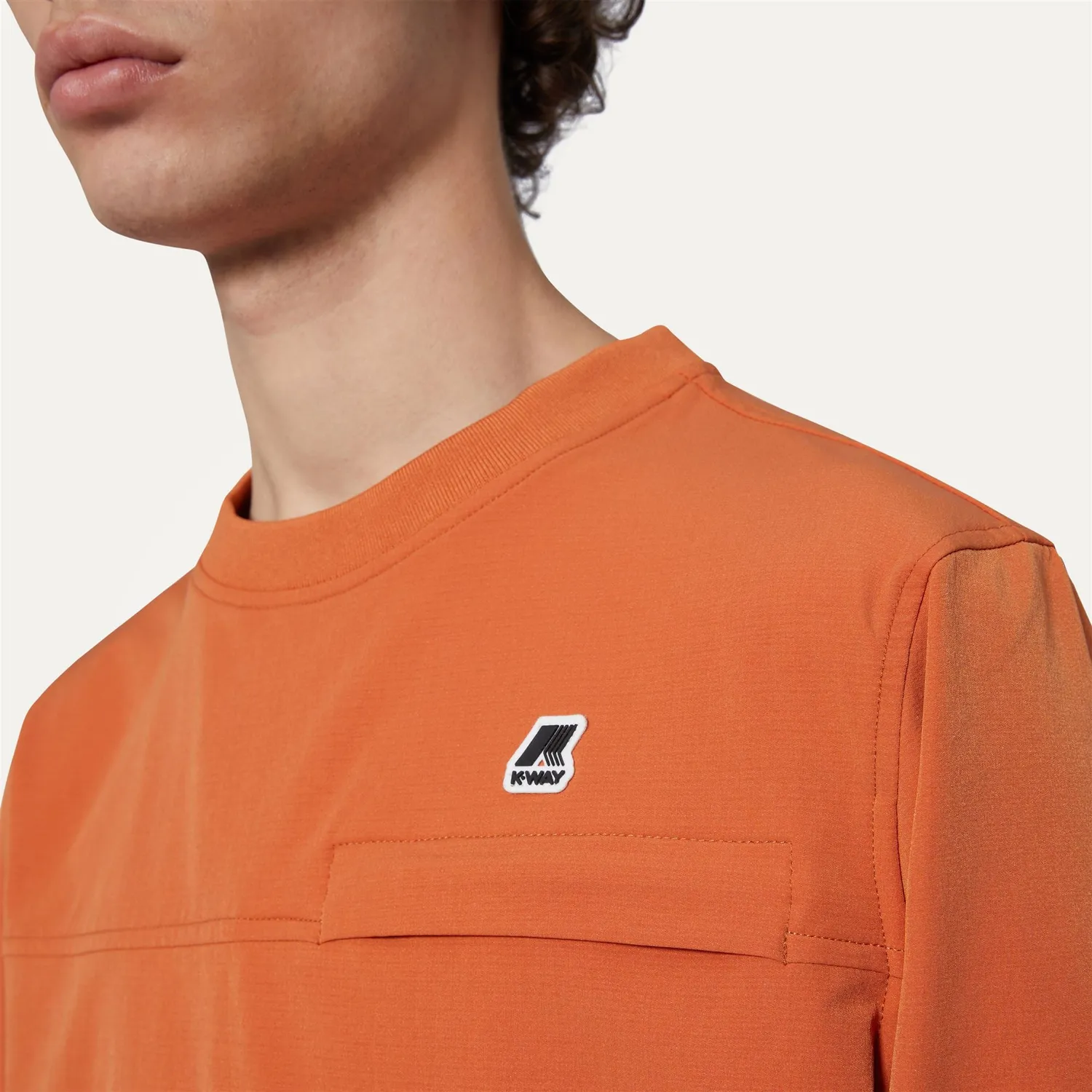 K-Way Imperty fleece hanorac unisex portocaliu calduros