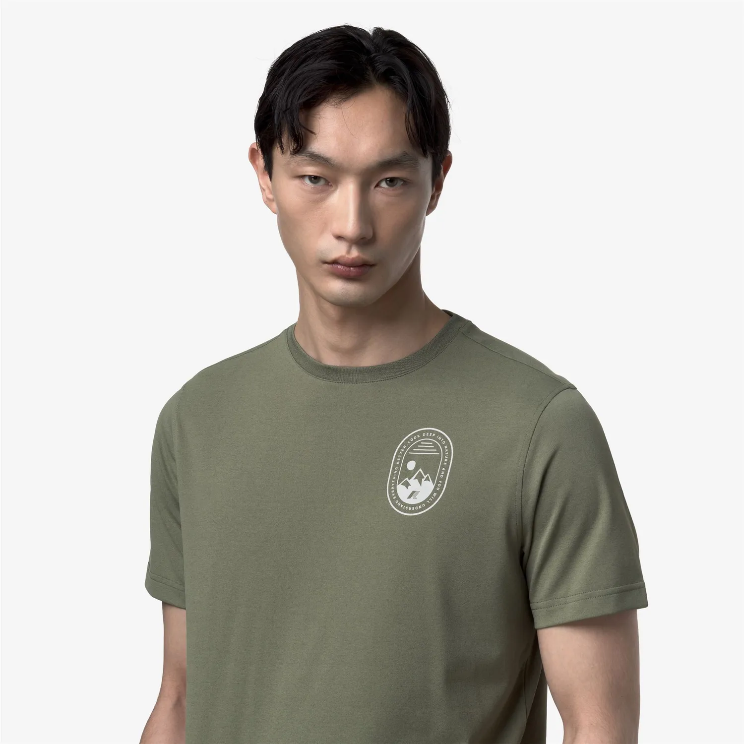 K-Way Graphel K7134IW tricou verde cu uscare rapida