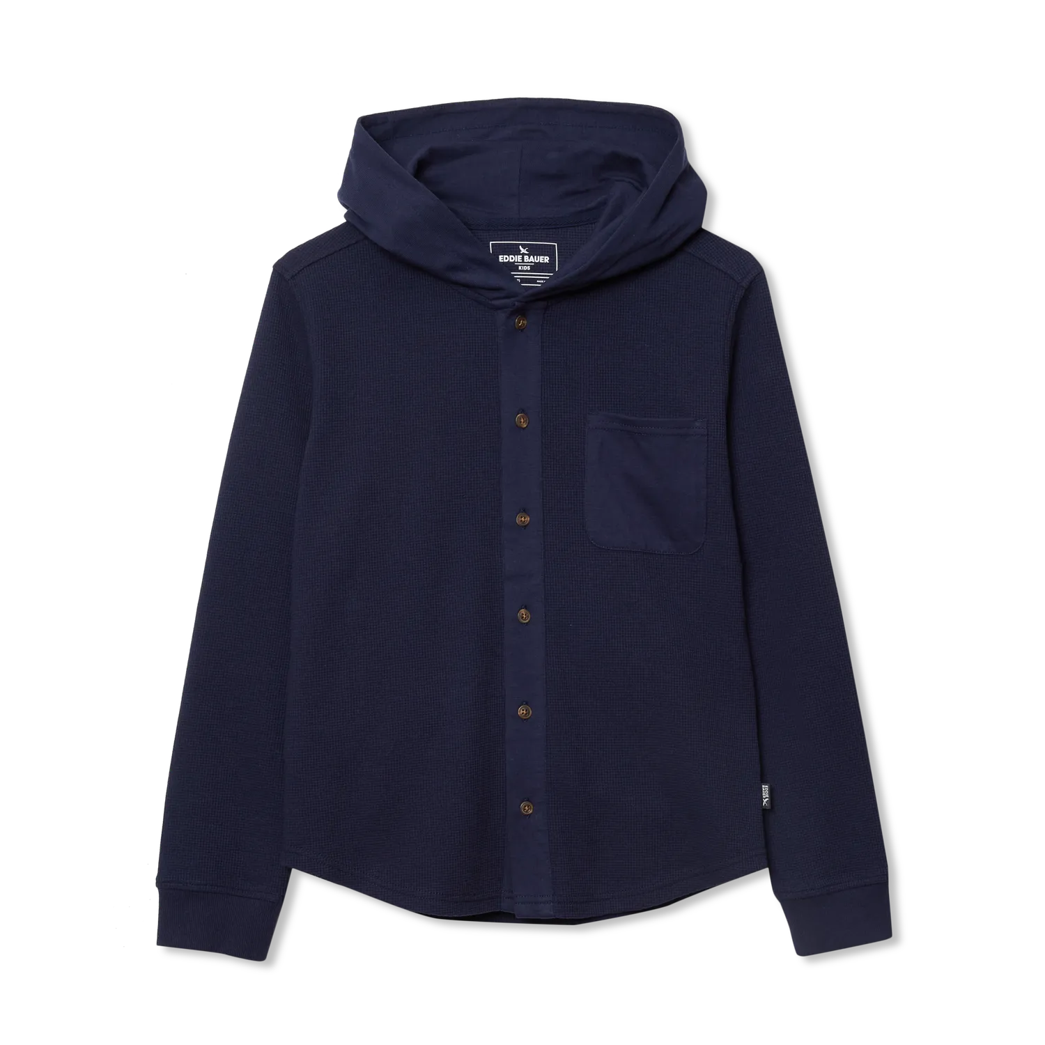 Eddie Bauer Basin Thermal camasa baieti Peacoat cu gluga