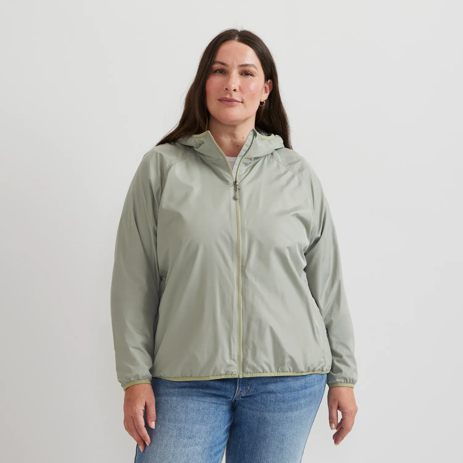 Eddie Bauer Quilo geaca antivant Dusty Sage captusita