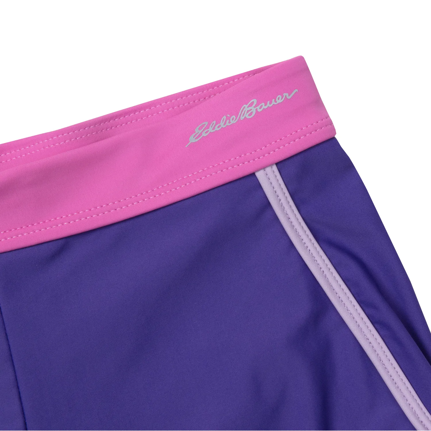 Eddie Bauer Sea Spray costum baie fete Aquamarine maneca lunga
