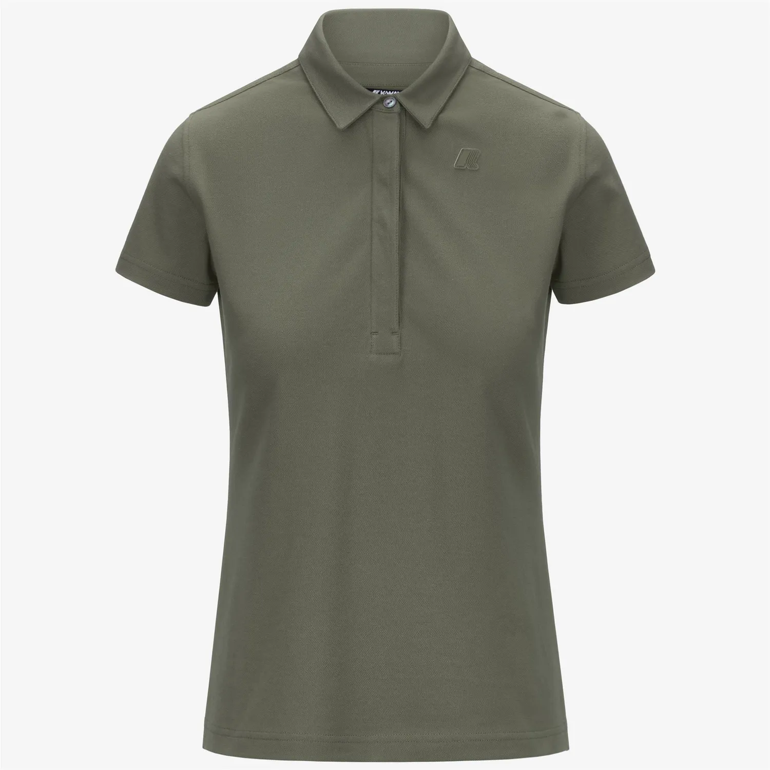 K-Way Amedea Pique Slim polo dama verde bumbac