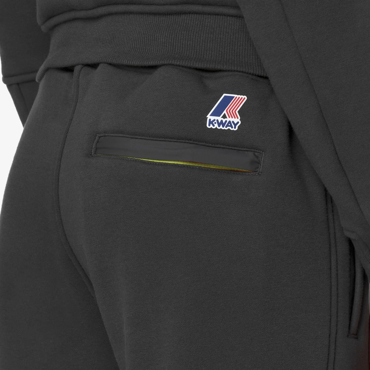 K-Way Philbert Brushed PC East pantaloni sport gri fleece