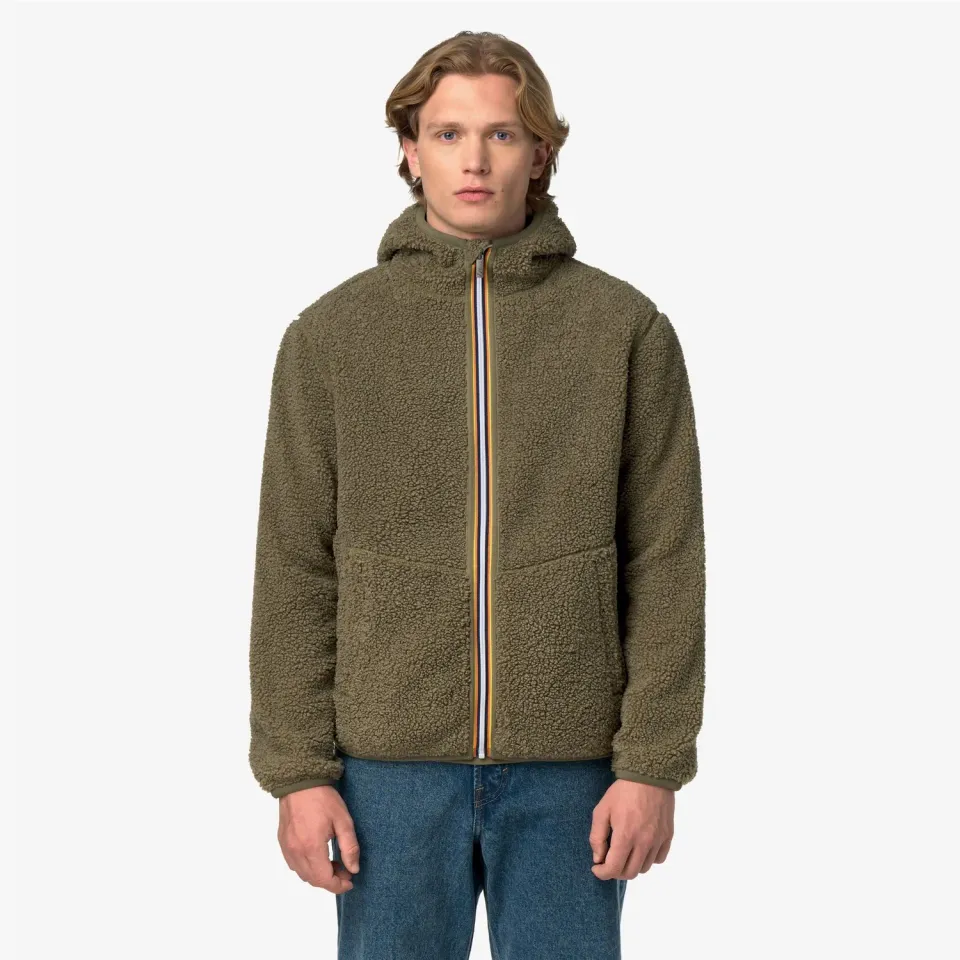K-Way Jack Sherpa Polar geaca barbati reversibila calduroasa