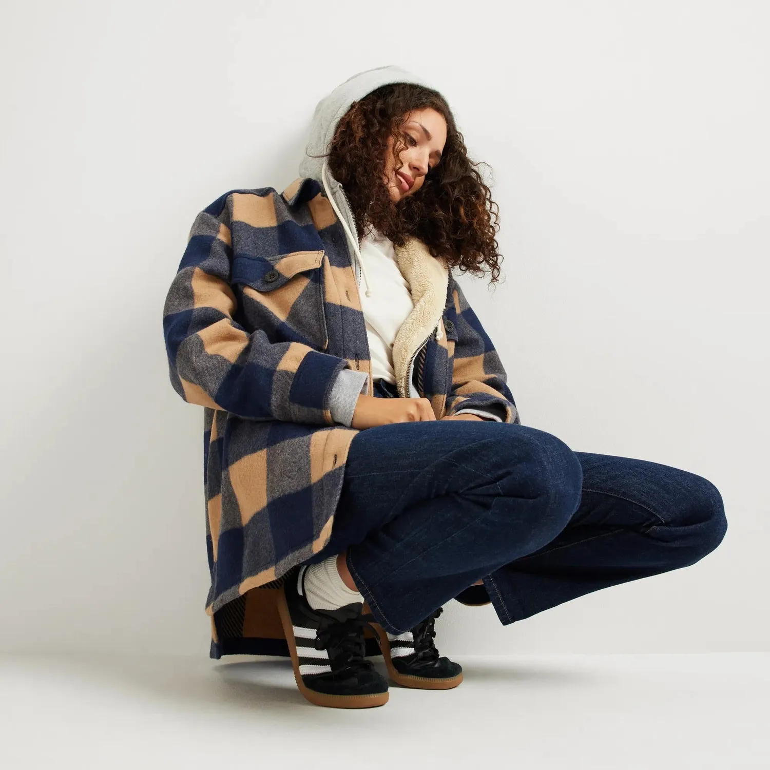 Eddie Bauer Boyfriend Mid-Rise blugi dama Indigo elasticitate mica