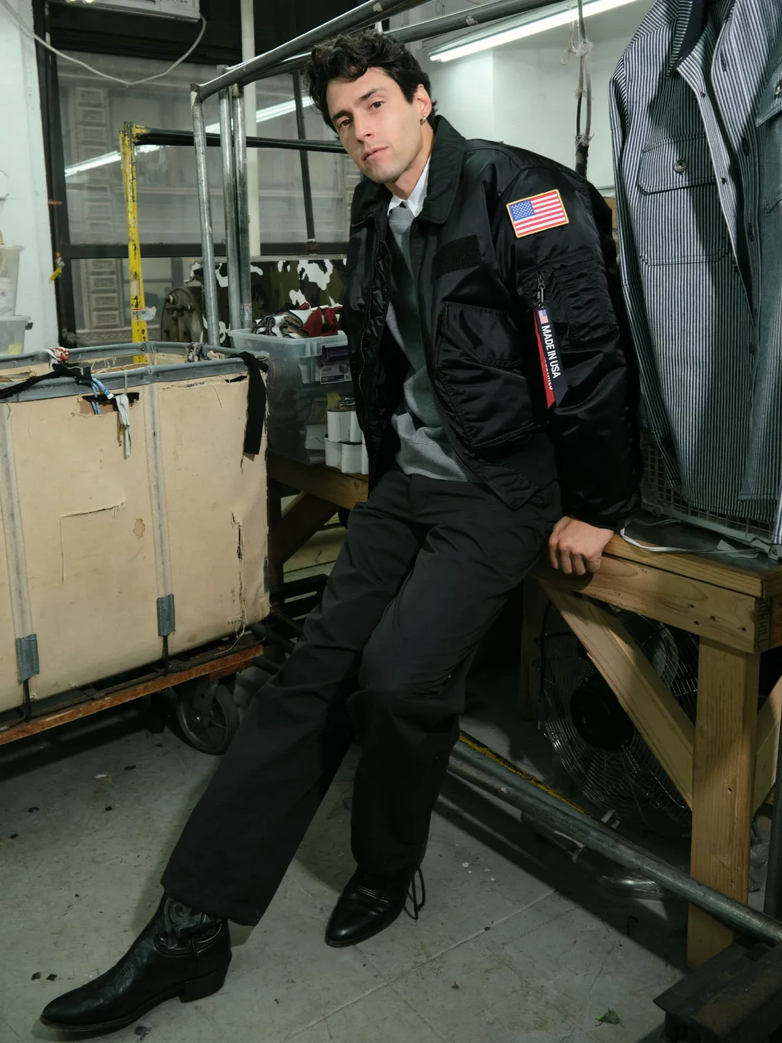 Alpha Industries CWU 45/P geaca bomber Sage nailon