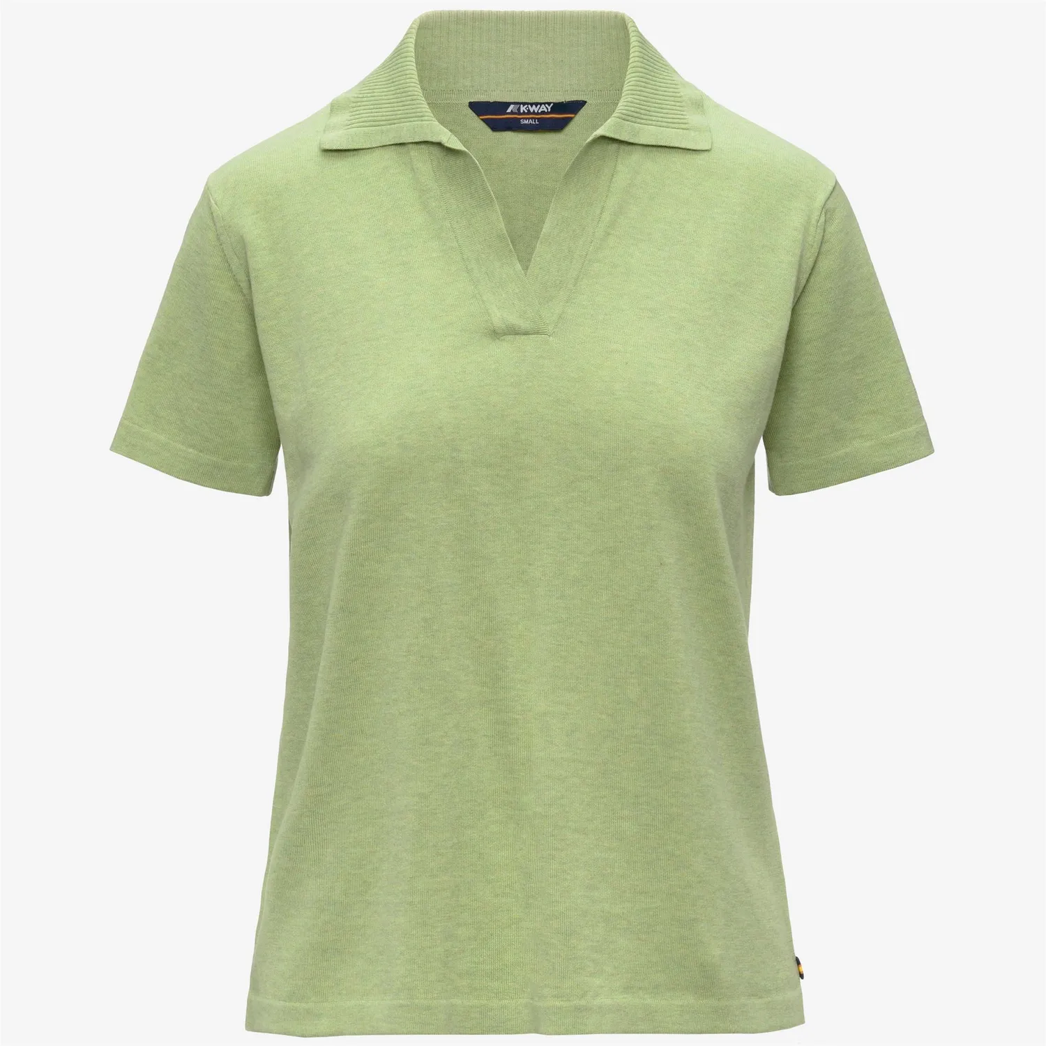 K-Way Mazardy polo tricotat damă verde frunză