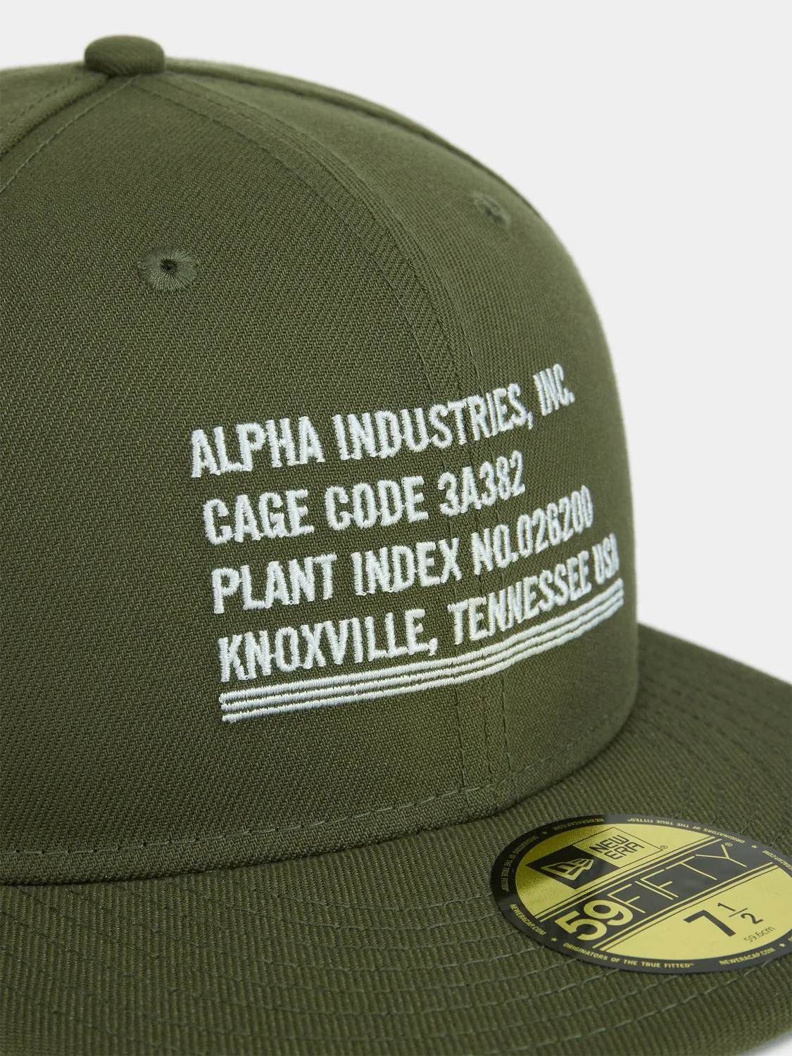 Alpha Industries 59Fifty Cage Code șapcă neagră fitted